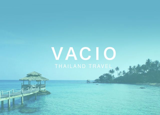 VACIO曼谷旅遊代訂網-網頁設計
